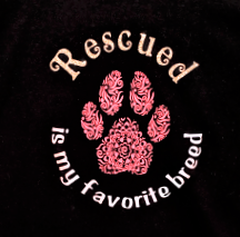 Rescued is my Favorite Breed T-Shirt